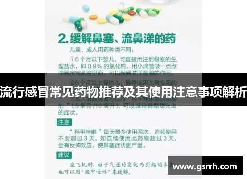 流行感冒常见药物推荐及其使用注意事项解析
